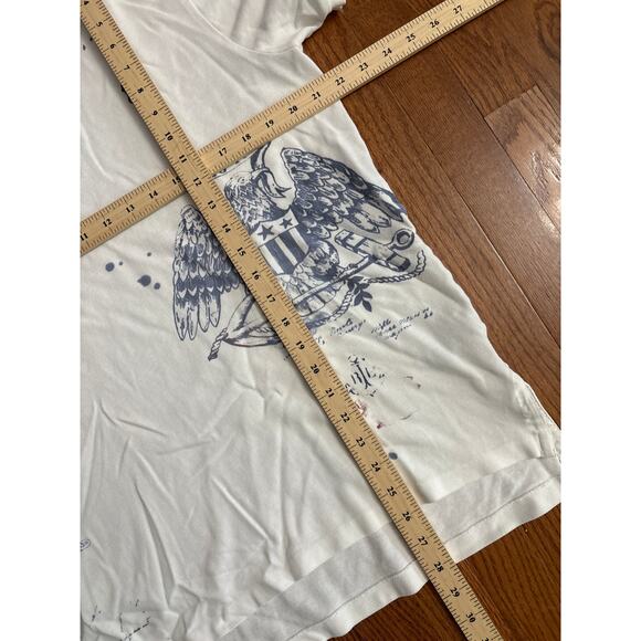 Polo Ralph Lauren White Logo Crest Nautical Pique Men's Polo Shirt Size Large - Picture 7 of 7